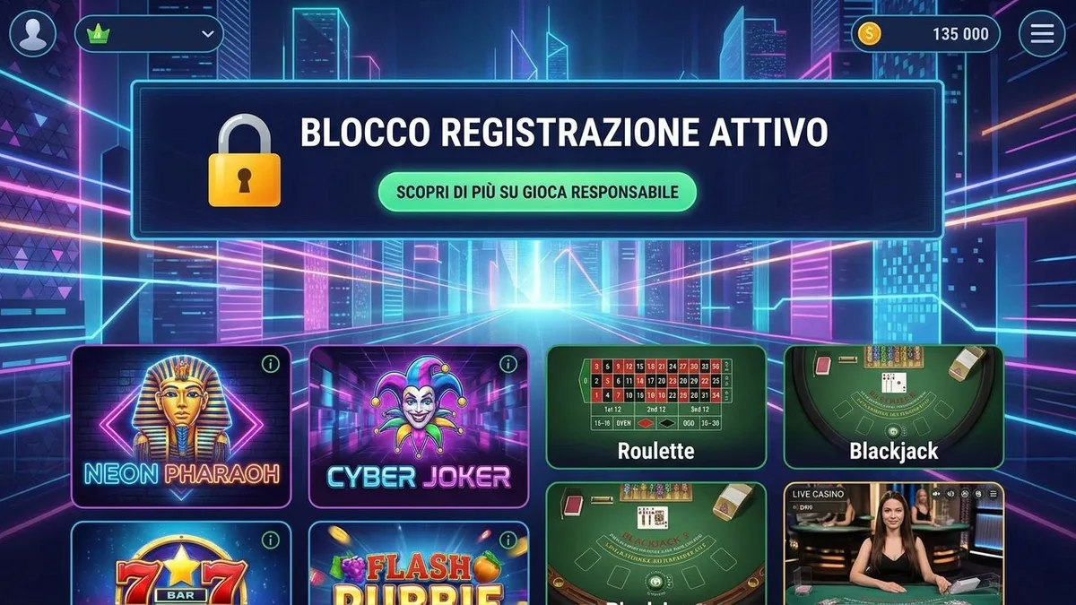 Registrazione con bonus
